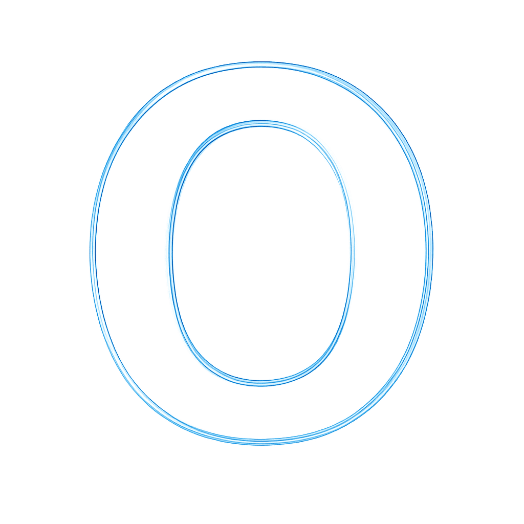 Stylized Omni World letter O